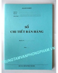 Sổ chi tiết bán hàng/mua hàng