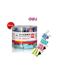 Kẹp sắt 15mm Deli màu (8556)