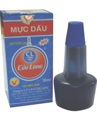 Mực dấu Cửu Long xanh