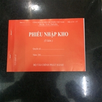 Phiếu nhập kho 3 liên A5