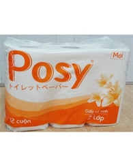 Giấy VS Posy Economic 2 lớp (12 cuộn/túi)