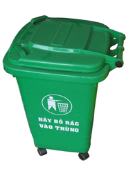 Thùng rác nhựa 60L HDPE