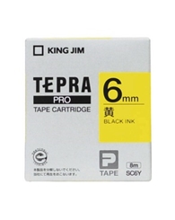 Băng mực Tepra 6mm màu vàng ( SS6Y)