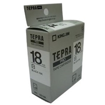 Băng mực Tepra 18mm màu trắng ( SS18K)