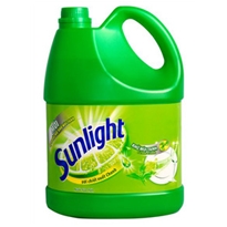 Nước rửa chén Sunlight can 4L trà xanh