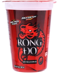 Nước tăng lực Rồng đỏ hương dâu 240ml