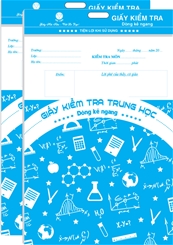 Giấy kiển tra trung học cao cấp ĐL70/92ISO