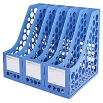 File vát 6 ngăn nhựa Comix màu xanh Blue (B2116)