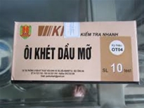 Bộ test độ ôi khét trong dầu mỡ, 10 test/bộ