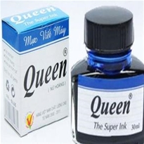 Mực bút Queen màu xanh
